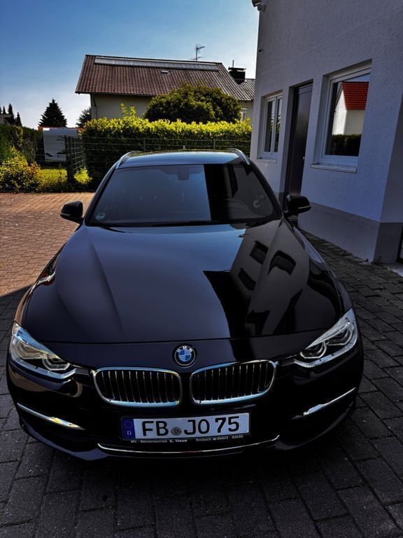 Schwarz Gebraucht 2016 BMW 318 Luxury Line Kombi | 14.700 € (Guter Preis) - Bild 1/4