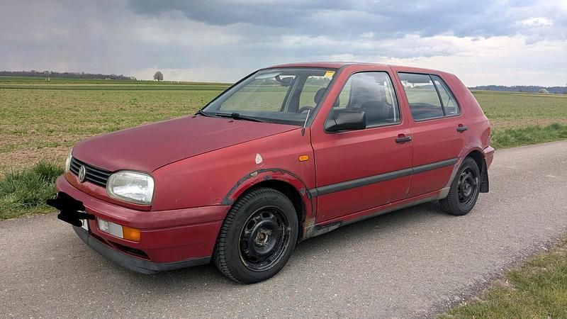 Gebraucht VW Golf III 75 PS (55 kW) 1997 Rot Kleinwagen