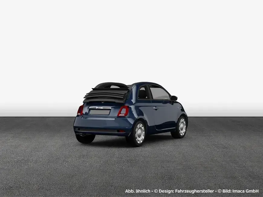Gebraucht Fiat 500C Dolcevita 69 PS (50 kW) 2022 Dipinto di blu blau metallic Cabrio