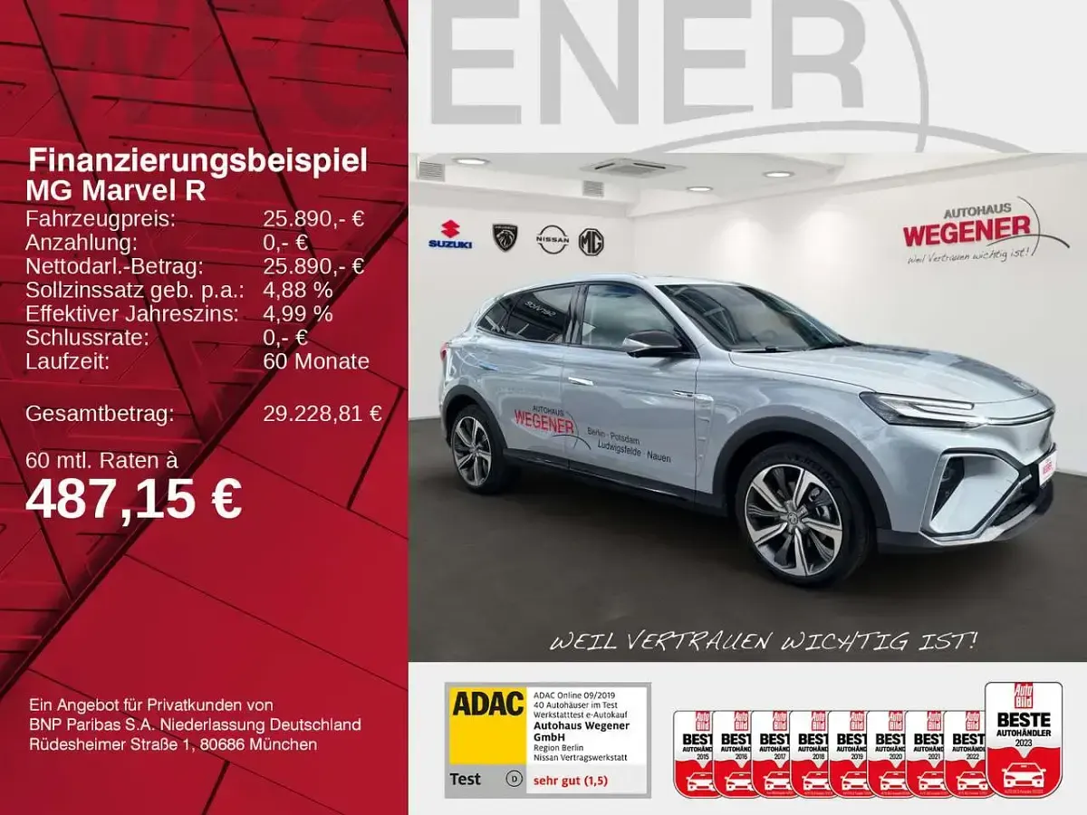 Occasion MG Marvel R Performance 211 kW (288 ch) 2022 Gris SUV