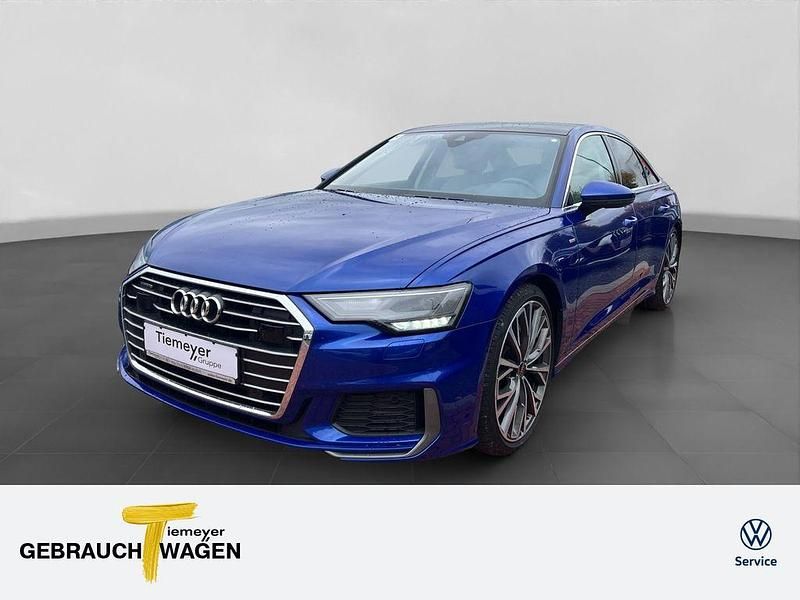 Blau Gebraucht 2023 Audi A6 S-Line Limousine | 39.860 € (Fairer Preis) - Bild 1/4