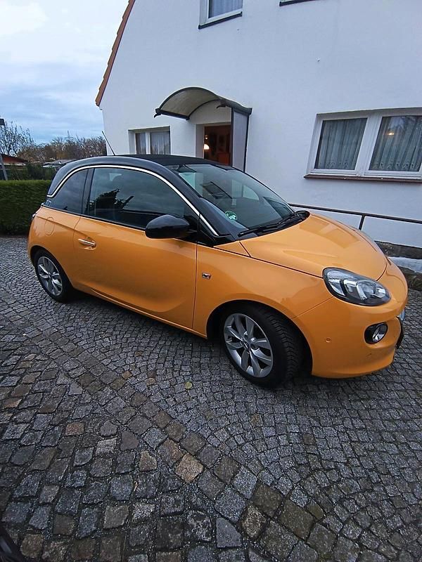 Orange Gebraucht 2017 Opel Adam Open Air Kleinwagen | 10.450 € (Teuer) - Bild 1/4