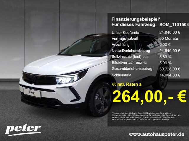 Jade weiß (sl) Gebraucht 2024 Opel Grandland X SUV | 24.840 € (Fairer Preis) - Bild 1/4