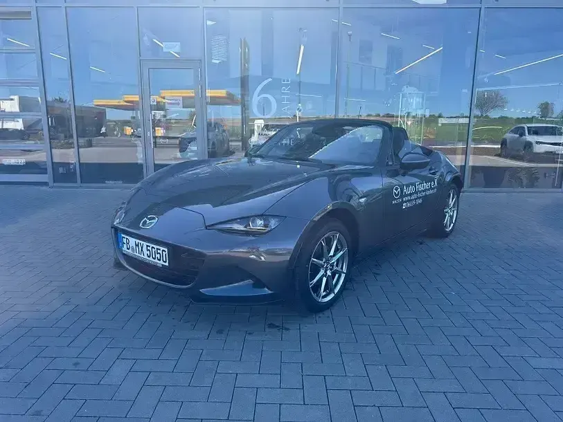 Gebraucht Mazda MX5 Exclusive-Line 132 PS (97 kW) 2025 Machine gray Cabrio