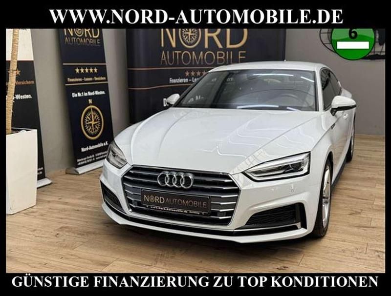 Gletscherweiß metallic (metallic) Gebraucht 2019 Audi A5 Sportback S-Line Limousine | 26.890 € (Fairer Preis) - Bild 1/2