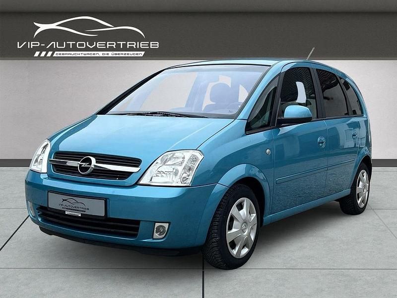 Blau Gebraucht 2004 Opel Meriva Cosmo Van / Kleinbus | 4.390 € (Teuer) - Bild 1/4