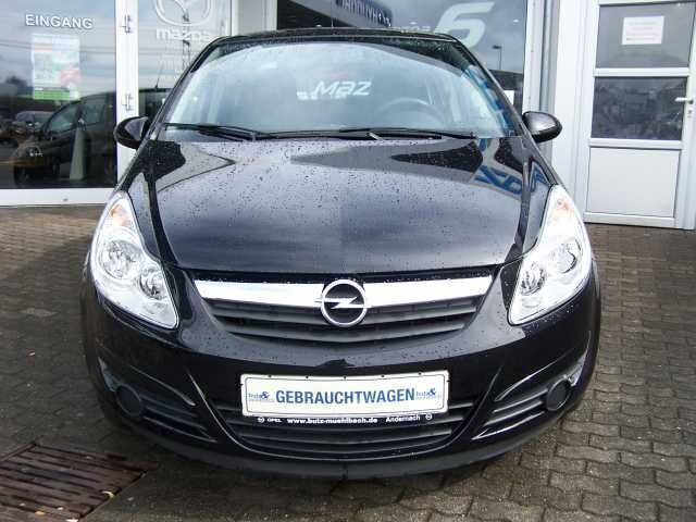 Gebraucht Opel Corsa Selection 60 PS (44 kW) 2009 Schwarz Limousine