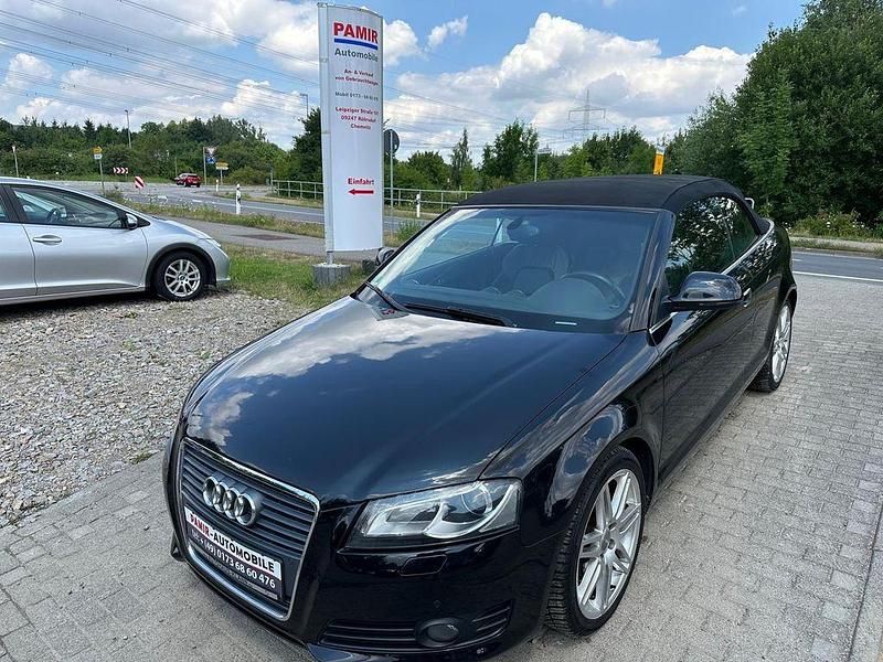 Schwarz Gebraucht 2008 Audi A3 Cabriolet Ambition Cabrio | 6.990 € (Superpreis) - Bild 1/4