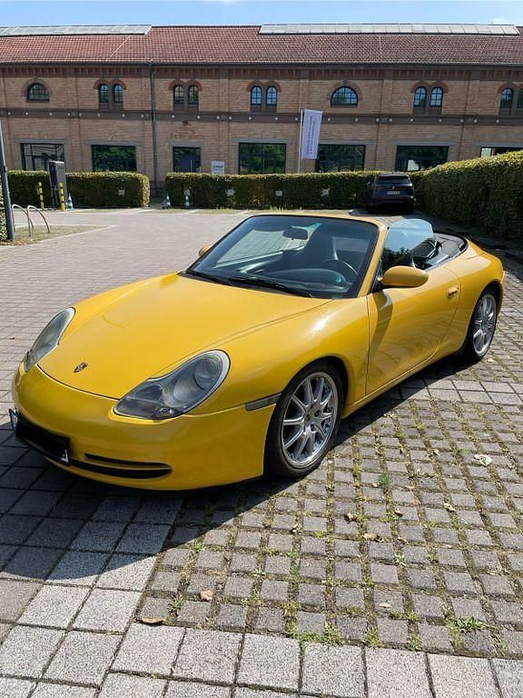 Gelb Gebraucht 1999 Porsche 911 Carrera Cabriolet Cabrio | 21.500 € (Superpreis) - Bild 1/4