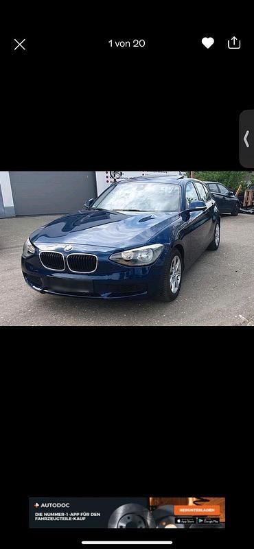 Blau Gebraucht 2012 BMW 116 Kleinwagen | 5.100 € - Bild 1/4