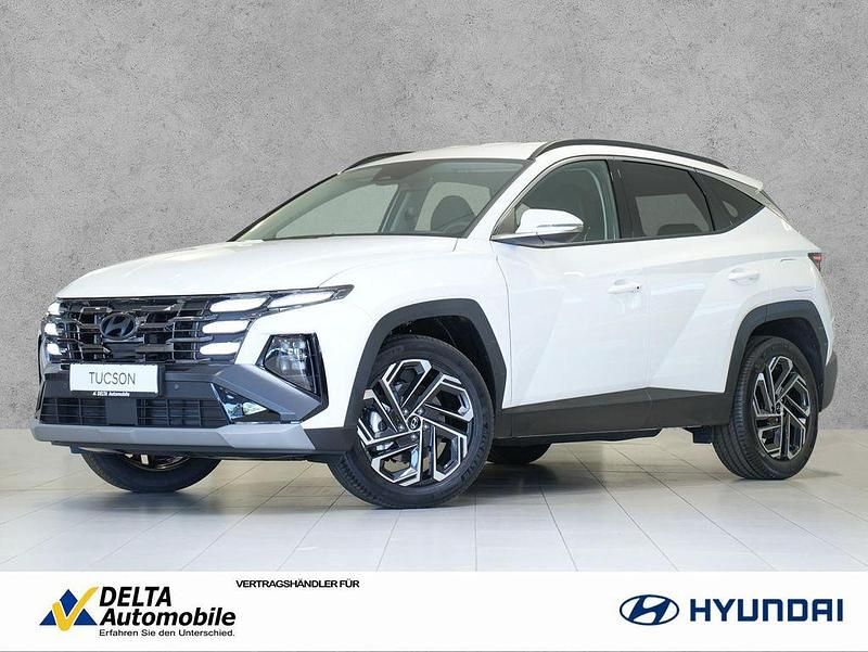 Atlas white / sol Neu 2025 Hyundai Tucson Prime SUV | 41.480 € (Fairer Preis) - Bild 1/4