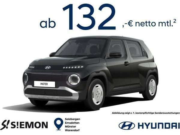 Schwarz (abyss black) Neu 2025 Hyundai Inster Select Kleinwagen | 20.555 € (Superpreis) - Bild 1/4