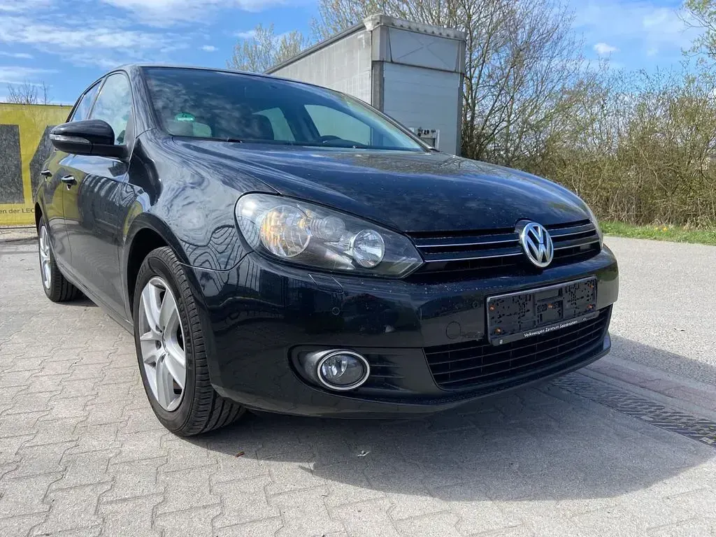 Gebraucht VW Golf VI Comfortline 80 PS (58 kW) 2009 Deep black perleffekt Kleinwagen