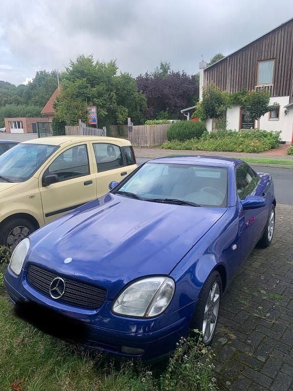 Blau Gebraucht 1998 Mercedes SLK200 Cabrio | 3.900 € (Superpreis) - Bild 1/4