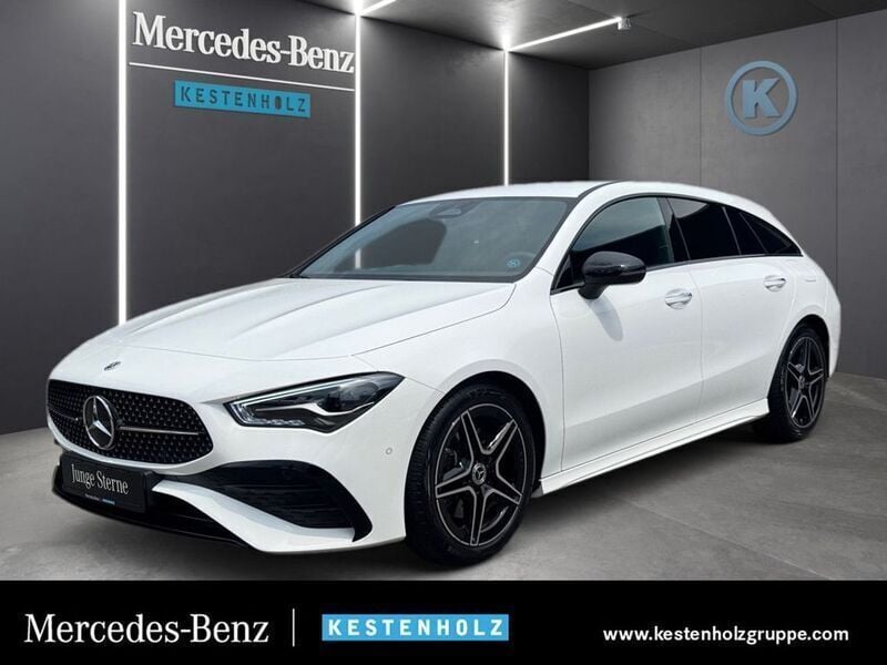 Weiß Gebraucht 2024 Mercedes CLA200 Shooting Brake AMG Kombi | 34.980 € (Fairer Preis) - Bild 1/4