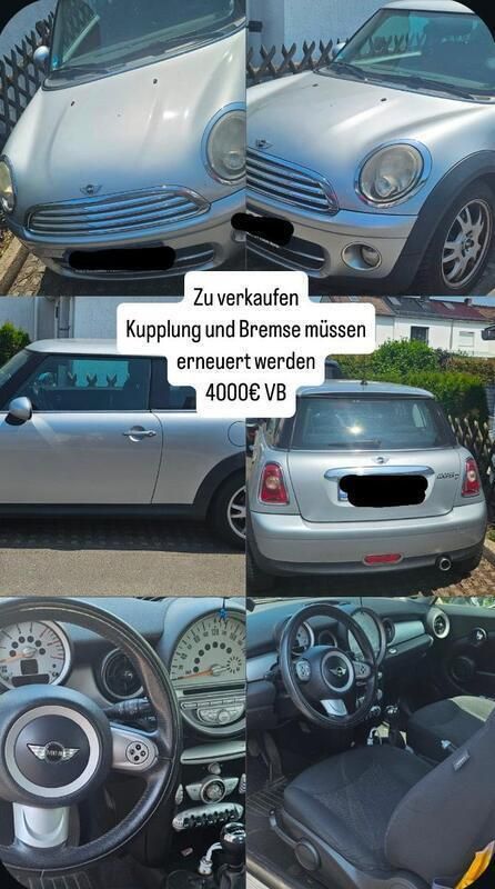 Silber Gebraucht 2007 Mini Cooper Kleinwagen | 3.000 € (Etwas zu teuer) - Bild 1/3