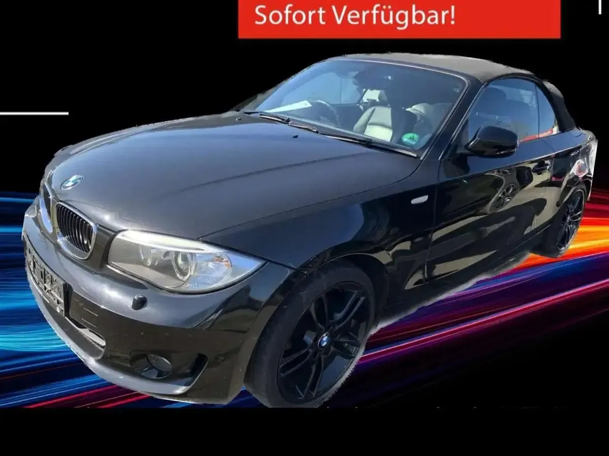 Gebraucht BMW 118 Cabriolet 143 PS (105 kW) 2012 Black sapphire metallic Cabrio