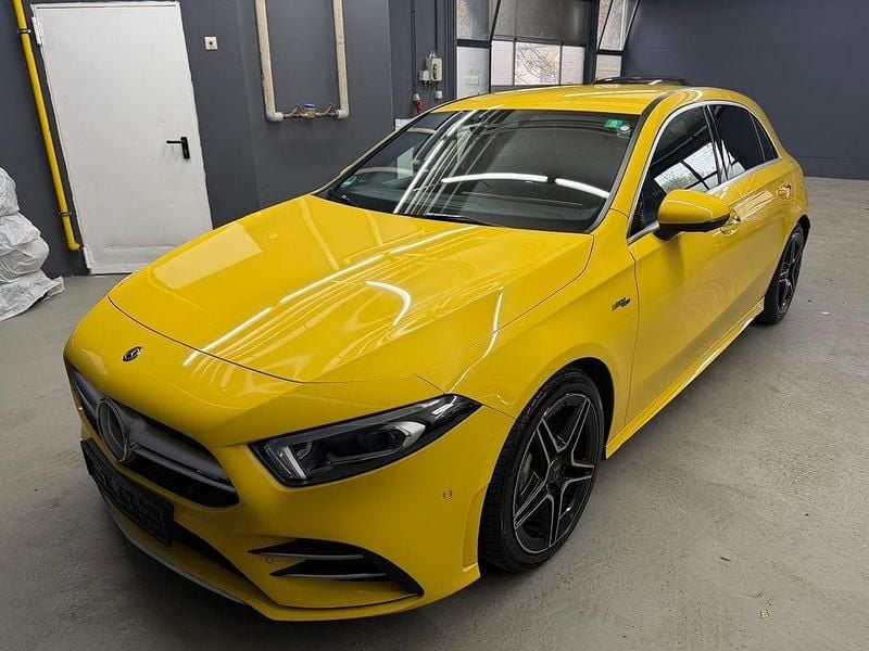 Gelb Gebraucht 2019 Mercedes A35 AMG AMG Limousine | 22.990 € (Fairer Preis) - Bild 1/4