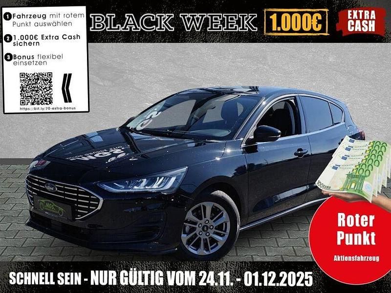 Agate black metallic Gebraucht 2023 Ford Focus Titanium Limousine | 20.870 € (Fairer Preis) - Bild 1/4
