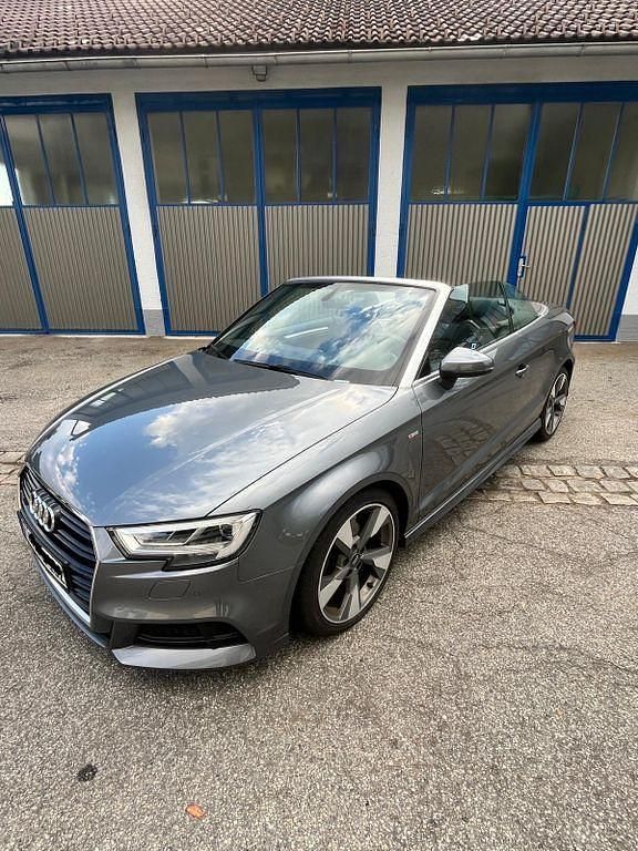 Grau Gebraucht 2017 Audi A3 Cabriolet S-Line Cabrio | 22.900 € (Teuer) - Bild 1/4