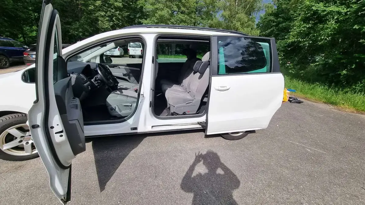 Gebraucht Seat Alhambra Ecomotive 140 PS (102 kW) 2011 Weiß Van / Kleinbus