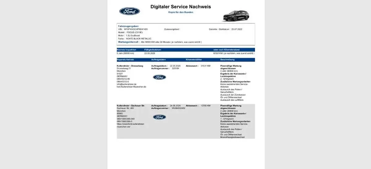 Gebraucht Ford Focus ST-Line 125 PS (91 kW) 2022 Schwarz Kombi