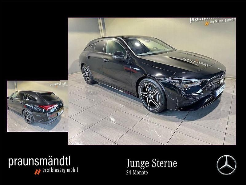 Lack kosmosschwarz Gebraucht 2025 Mercedes CLA180 Shooting Brake AMG Kombi | 37.900 € - Bild 1/4