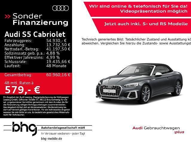 Grau Gebraucht 2023 Audi S5 Cabriolet Sport Cabrio | 54.930 € (Fairer Preis) - Bild 1/4