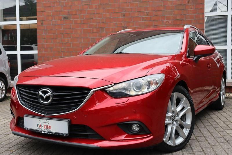 Rot Gebraucht 2014 Mazda 6 Sports-Line Kombi | 6.990 € (Superpreis) - Bild 1/4
