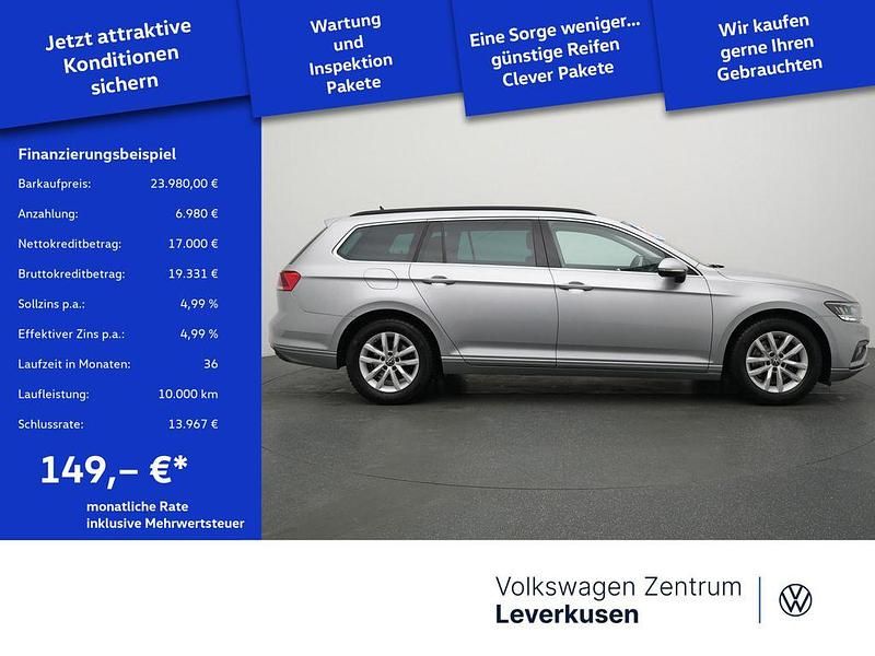 Gebraucht VW Passat Business 150 PS (110 kW) 2022 Silber Kombi