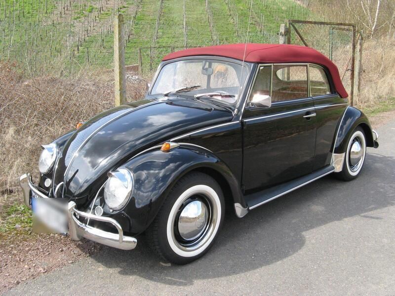 Schwarz Gebraucht 1970 VW Käfer Cabrio | 30.000 € - Bild 1/4