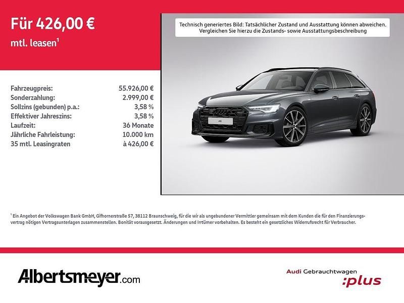 Grau Gebraucht 2025 Audi A6 S-Line Kombi | 55.926 € (Guter Preis) - Bild 1/4