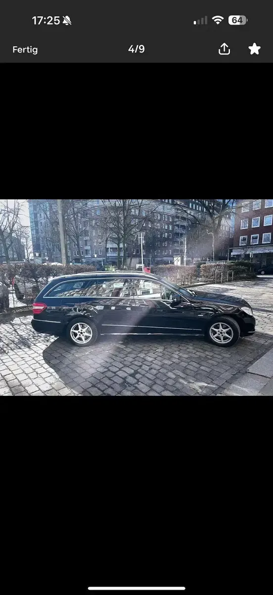 Usata Mercedes E200 184 CV (135 kW) 2010 Nero Station wagon
