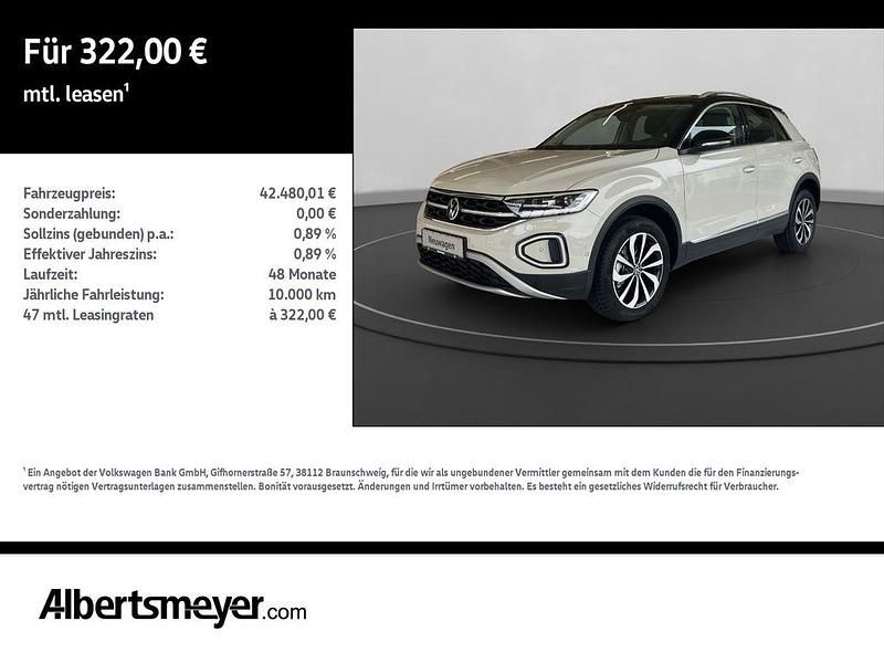 Grau Neu 2025 VW T-Roc Style SUV | 42.480 € (Teuer) - Bild 1/4