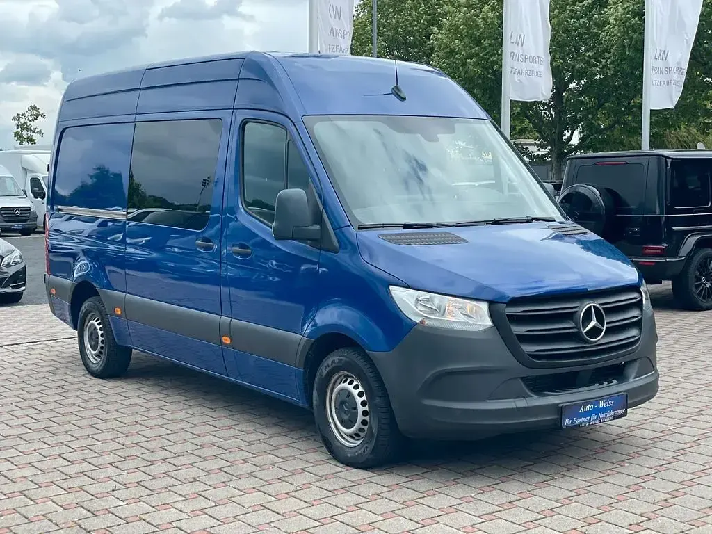 Occasion Mercedes Sprinter 163 ch (119 kW) 2018 Bleue Van