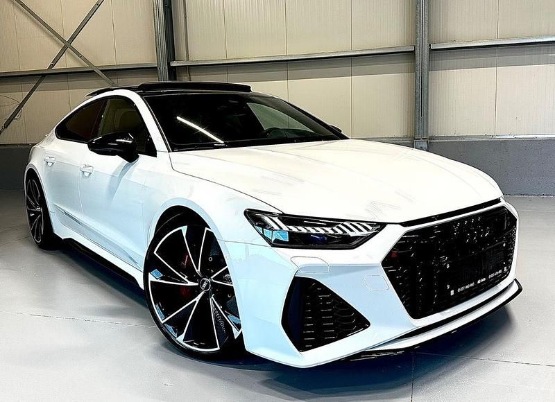 Weiß Gebraucht 2019 Audi RS7 Sportback Sport Kleinwagen | 99.000 € - Bild 1/4