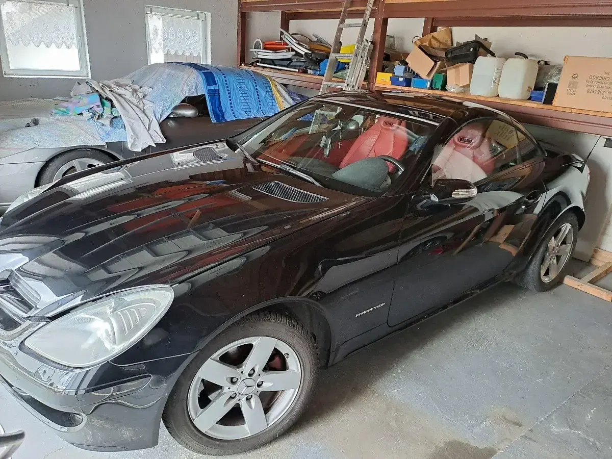Gebraucht Mercedes SLK200 163 PS (119 kW) 2004 Schwarz Cabrio