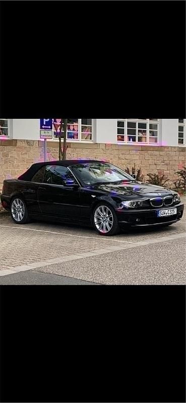 Schwarz Gebraucht 2003 BMW 325 Cabriolet Cabrio | 9.999 € (Guter Preis) - Bild 1/4