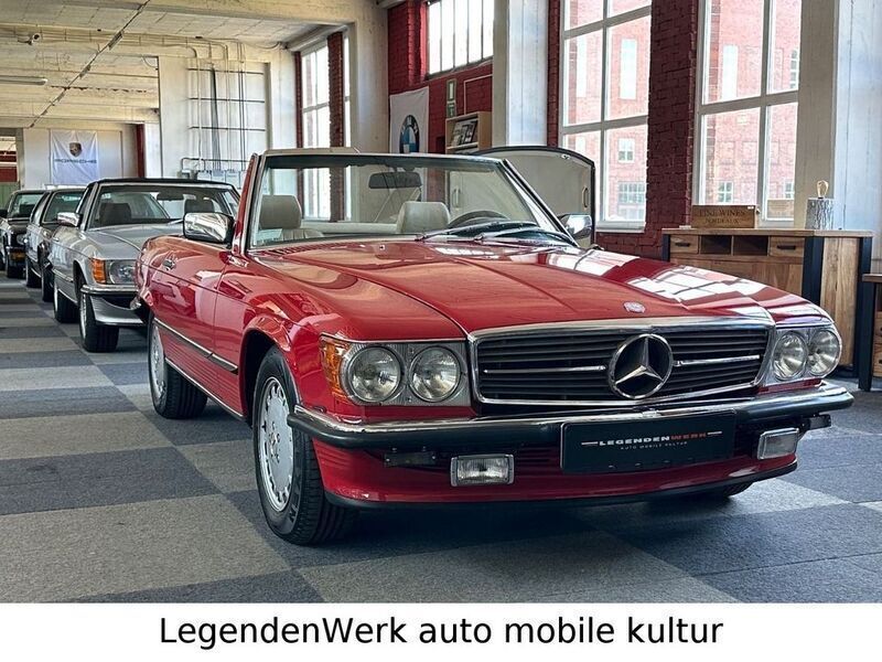 Signalrot 568 Gebraucht 1989 Mercedes 560 Cabrio | 51.900 € - Bild 1/4