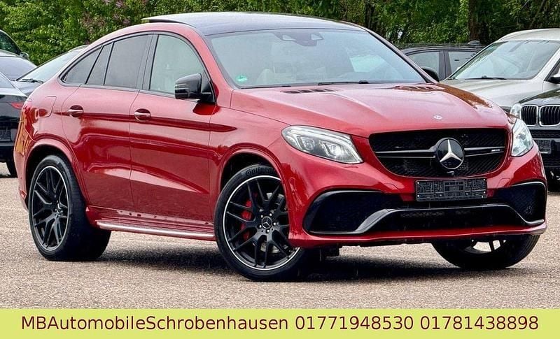 Hyacinthrot metalliclack Gebraucht 2017 Mercedes GLE63 AMG AMG Coupé | 54.199 € (Guter Preis) - Bild 1/4