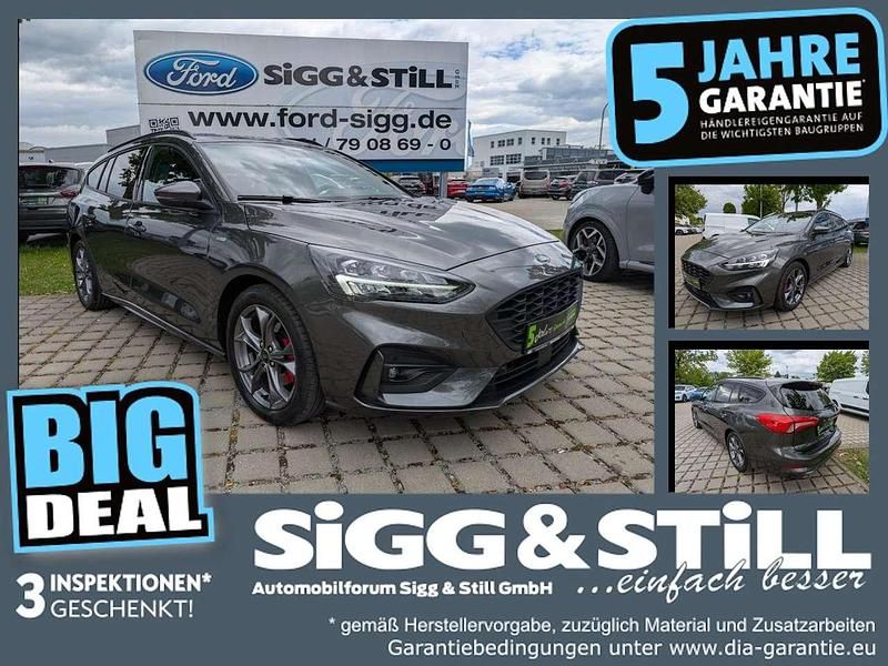 Magneticgrau (metallic) Gebraucht 2022 Ford Focus ST-Line Kombi | 17.990 € (Guter Preis) - Bild 1/4