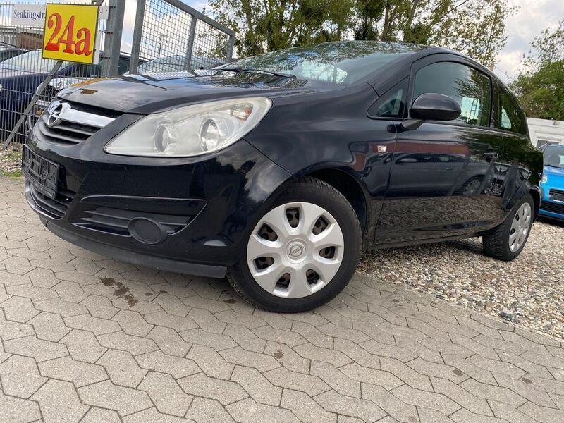 Schwarz Gebraucht 2008 Opel Corsa Edition Kleinwagen | 1.950 € (Fairer Preis) - Bild 1/4