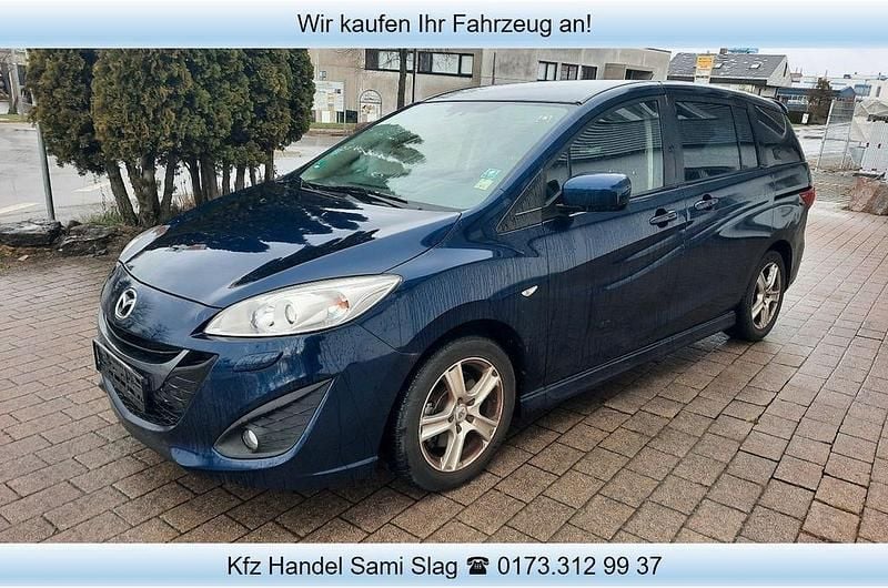 Blau Gebraucht 2010 Mazda 5 Sports-Line Van / Kleinbus | 3.950 € (Fairer Preis) - Bild 1/4