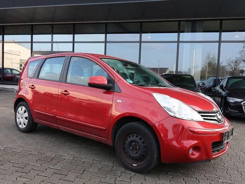 Gebraucht Nissan Note Acenta 88 PS (64 kW) 2009 Rot Kleinwagen