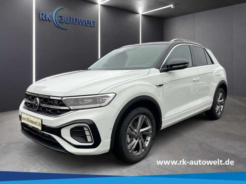 Pure white Neu 2024 VW T-Roc R-line SUV | 29.990 € (Teuer) - Bild 1/4