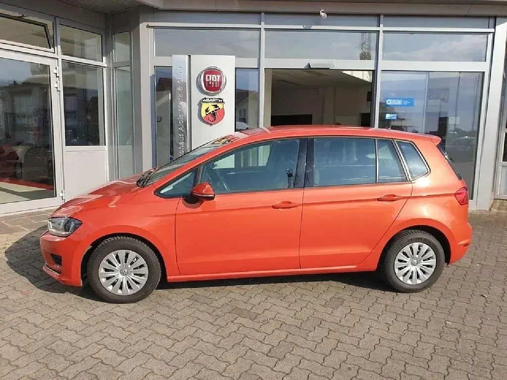 Gebraucht VW Golf Sportsvan Trendline 86 PS (63 kW) 2014 Habanero orange metallic Van / Kleinbus