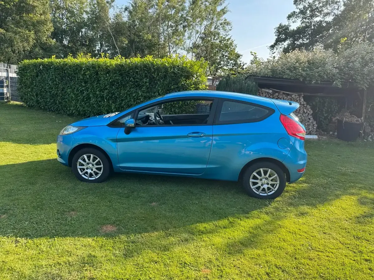 Gebraucht Ford Fiesta 82 PS (60 kW) 2009 Blau Kleinwagen
