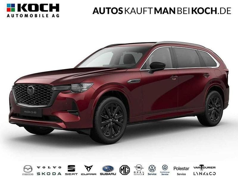 Rot Neu 2025 Mazda CX-80 Homura-Line SUV | 60.890 € (Fairer Preis) - Bild 1/4