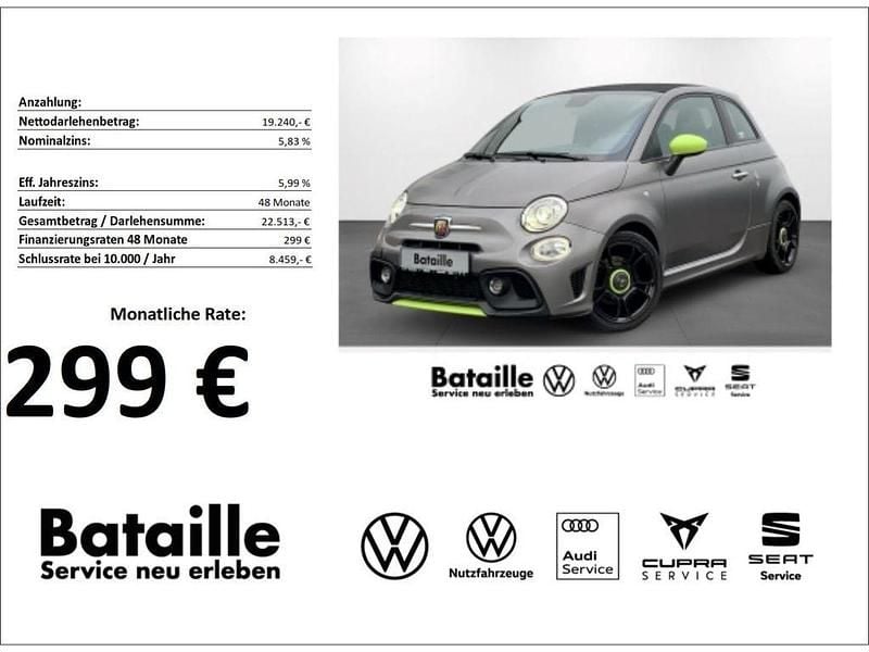 Grau Gebraucht 2020 Abarth 595C Pista Cabrio | 18.840 € (Fairer Preis) - Bild 1/4