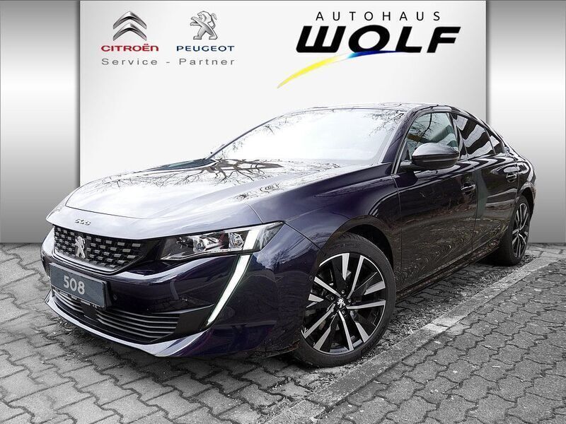 Dark blue Gebraucht 2022 Peugeot 508 GT Limousine | 28.900 € (Teuer) - Bild 1/4